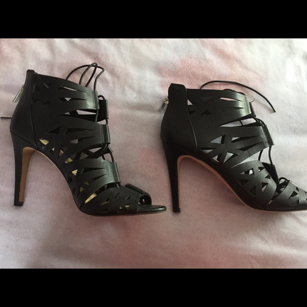 Jessica Simpson Black Sandal Heels